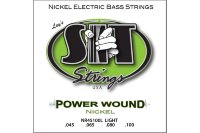 SIT NR45100L Power Wound Nickel Light Electric Bass Strings 45/100