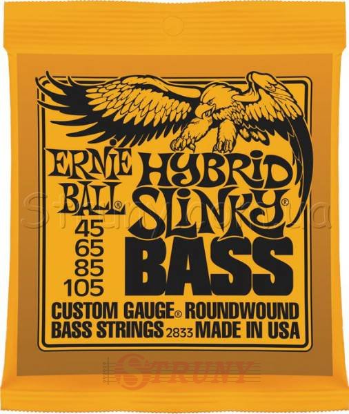 Ernie Ball 2833 Hybrid Slinky Bass Nickel Wound 45/105