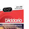 D'Addario EXP17 Phosphor Bronze Light Acoustic Guitar Strings 13/53