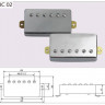 Metallor PUC02 Набор Звукоснимателей типа хамбакер 2 шт