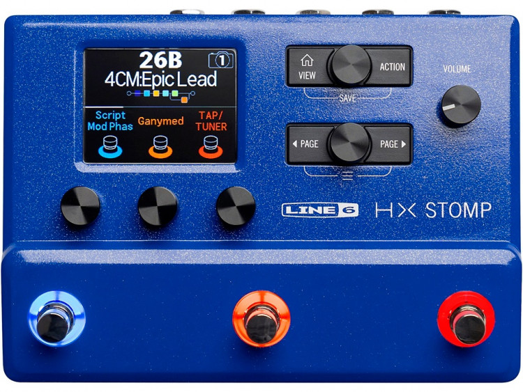 Процесор ефектів Line6 HX Stomp Limited Edition Blue