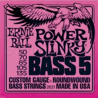 Ernie Ball 2821 Power Slinky 5-string Bass Nickel Wound 50/135