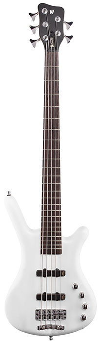Бас-гітара Warwick RockBass Corvette Basic, 5-String (Solid White High Polish)
