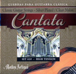 Medina Artigas Cantata 620 Clear Nylon / Silver Plated Wound High Tension 