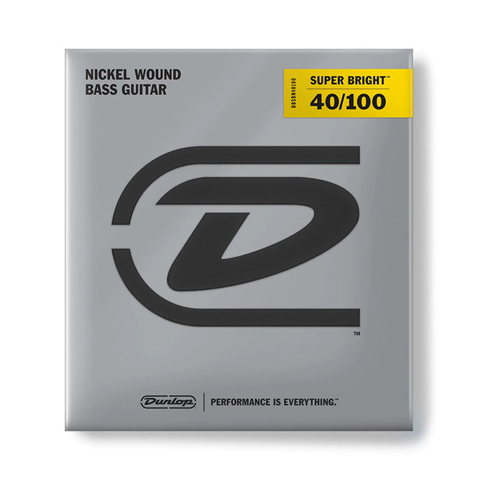 Dunlop DBSBN40100 Super Bright Nickel Bass Strings Light 40/100