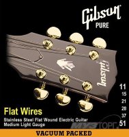 Gibson SEG-1040ML Flatwires Stainless Steel Flatwound Струні для електрогітарі 11/51