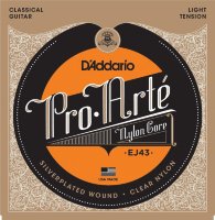 D'Addario EJ43 Classical Silverplated Wound Nylon Light Tension