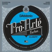D'Addario EJ46FF Carbon Classical Silverplated Wound Nylon Hard Tension