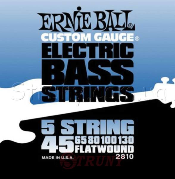 Ernie Ball 2810 Flatwound Bass 5-String 45/130
