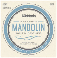 D'Addario EJ62 80/20 Bronze Mandolin Strings Light 10/34