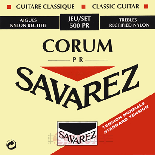 Savarez 500PR Rectified Corum New Cristal Classical Guitar Strings Normal Tension