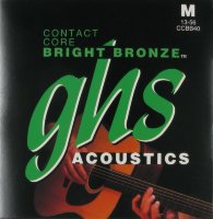 GHS CCBB40 Contact Core Bronze Acoustic Guitar Strings 13/56