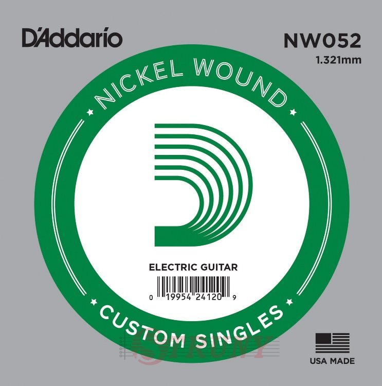 D'Addario NW052 Nickel Wound 052