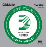 D'Addario NW060 Nickel Wound 060