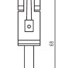 PaxPhil PS115-2 BK Сідло з гвинтом для тремоло