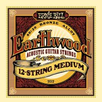 Ernie Ball 2012 Earthwood 12-Strings Light Acoustic 80/20 Bronze 11/52