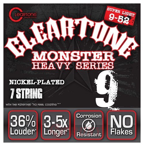 Cleartone 9409-7 Coated Electric Heavy Series Super Light 7 String 9/52