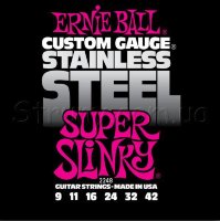 Ernie Ball 2248 Stainless Steel Super Slinky 9/42