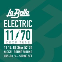 La Bella HRS-D3 Drop Tune Nickel Plated 11/70 (3d plane)