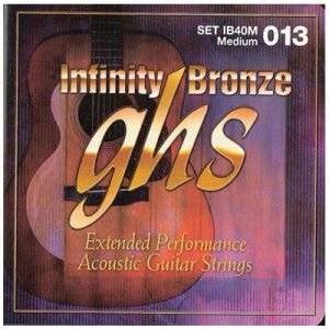 GHS IB40M Infinity Bronze Acoustic Guitar Strings 13/56
