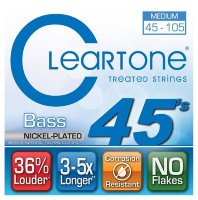 Cleartone 6445 Bass Nickel Plated Medium 45/105