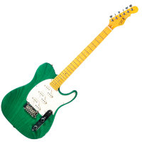 G&L ASAT Z3 (Clear Forest Green, Maple, 3-Ply Pearl) № CLF51194