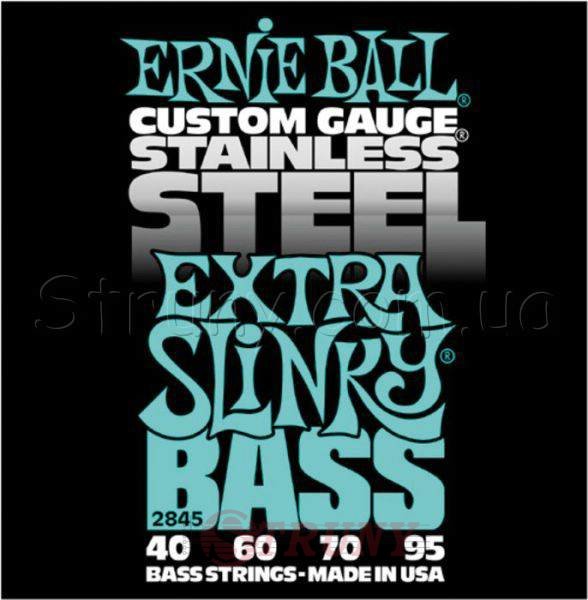 Ernie Ball 2845 Extra Slinky Stainless Steel Bass Strings 40/95