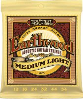 Ernie Ball 2003 Earthwood Acoustic 80/20 Bronze Medium Light 12/54