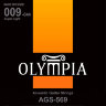 Olympia AGS-569 80/20 Bronze Acoustic Guitar Strings Super Light 9/44
