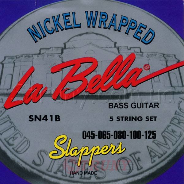 La Bella SN41B Nickel Wrapped Bass Strings 45/125