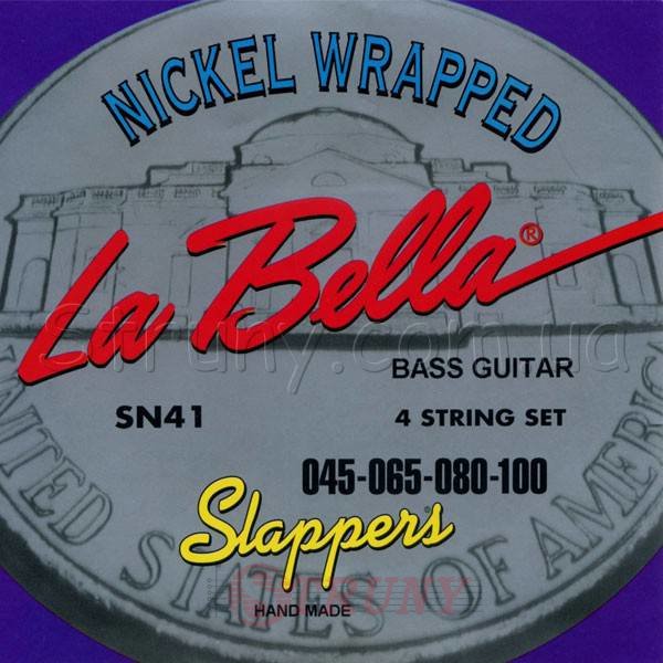 La Bella SN41 Nickel Wrapped Bass Strings 45/100