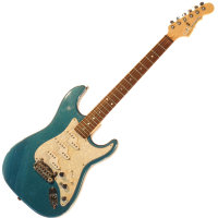 G&L COMANCHE (Emerald Blue. 3-Ply Pearl. Rosewood). № CLF43398