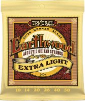 Ernie Ball 2006 Earthwood Acoustic 80/20 Bronze Extra Light 10/50