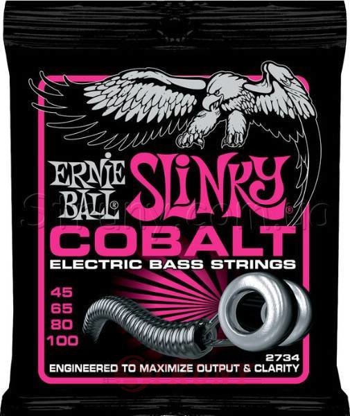Ernie Ball 2734 Cobalt Super Slinky Bass Strings 45/100