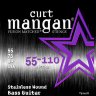 Curt Mangan 42406 Med Plus Stainless Wound Bass Strings 55/110