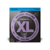 D'Addario EXL190 Nickel Wound Custom Light Electric Bass Strings 40/100