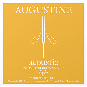 Augustine PB1253 Acoustic Guitar Strings Light 12/53