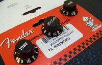 Fender Stratocaster Knobs – Black 0991365000