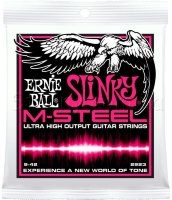 Ernie Ball 2923 M-Steel Super Slinky Electric Guitar Strings 9/42