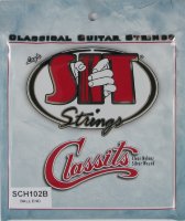 SIT SCH102B Folk Classits Ball End High Tension Classical Guitar Strings  (Clear & Silver)