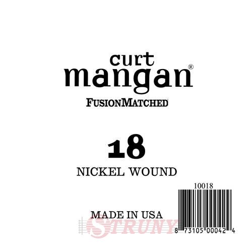 Curt Mangan 10018 18 Nickel Wound Ball End