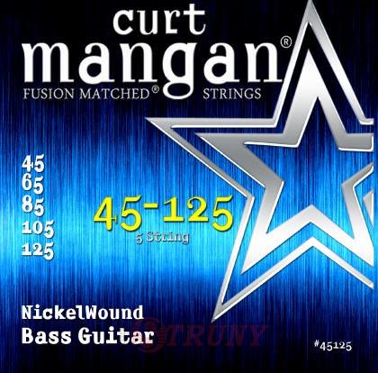 Curt Mangan 45125 Nickel Wound Bass 5-String 45/125