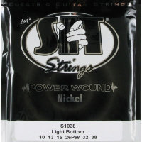 SIT S1038 Light Bottom Power Wound Nickel Electric Guitar Strings 10/38