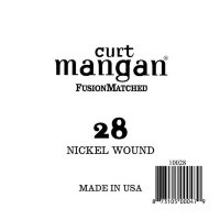 Curt Mangan 10028 28 Nickel Wound Ball End