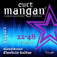 Curt Mangan 11148 Nickel Wound Electric Guitar Strings 11/48