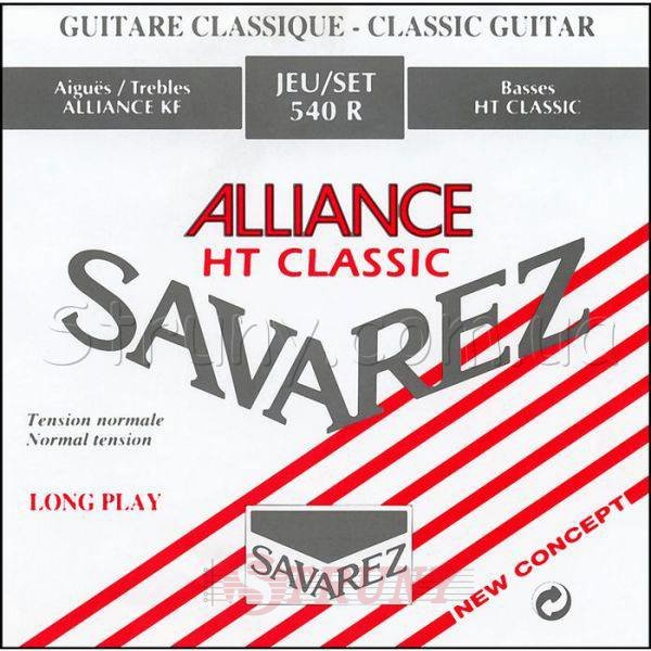 Savarez 540R Alliance HT Classic Classical Guitar Strings Normal Tension