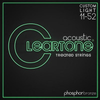Cleartone 7411 Coated Phosphor Bronze Acoustic Guitar Strings Extra Light 11/52