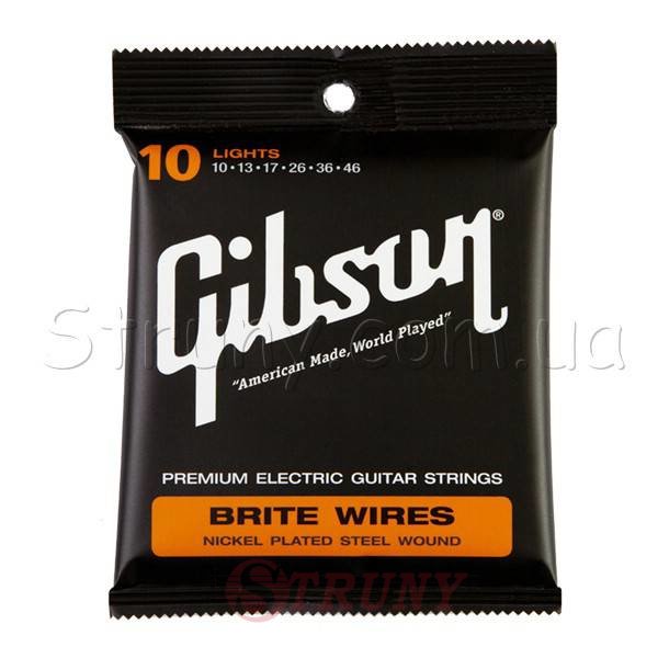 Gibson SEG-700L Light Brite Wires Electric Guitar Strings 10/46