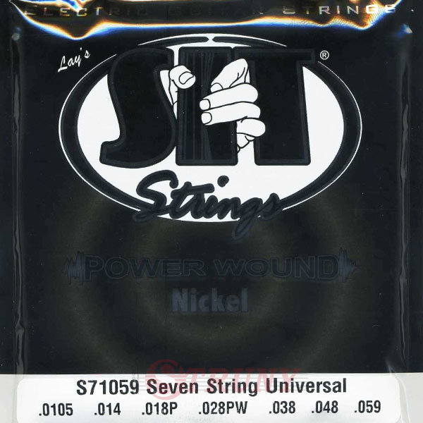 SIT S71059 Universal Power Wound Nickel Electric Guitar Strings 10.5/59