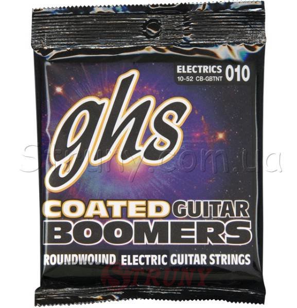 GHS CB-GBTNT Coated Boomers Thin/Thick Electric Guitar Strings 10/52